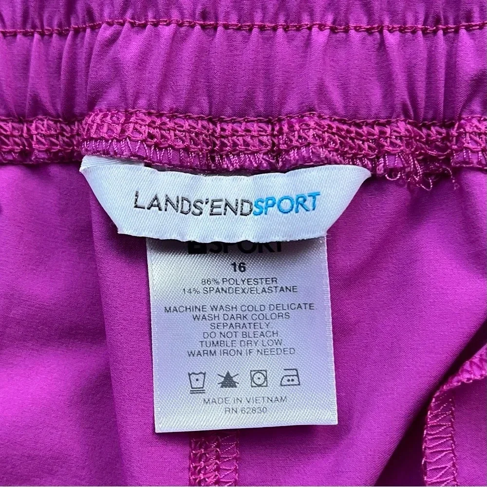 ✨Lands’ End Sport Women’s Elastic Waist Board Shorts - Size 16 - EUC - Not Lined